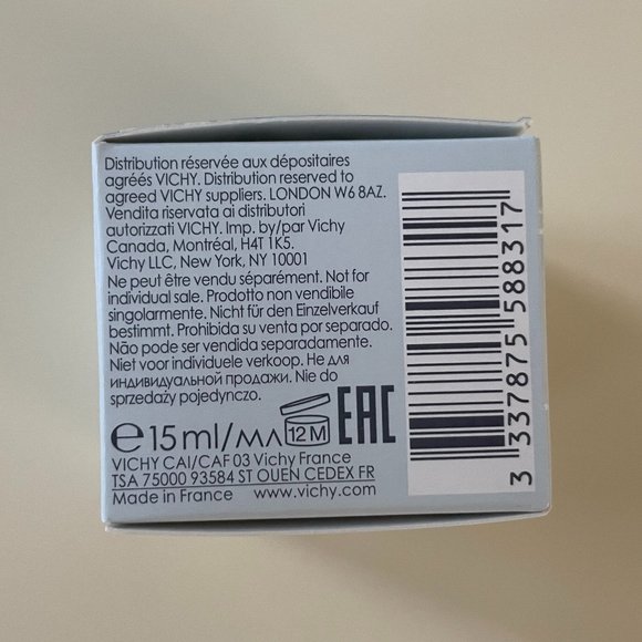 Set of 4 Vichy AQUALIA THERMAL Rehydrating Rich Cream Deluxe Sample 15ml*4=60ml - Picture 3 of 5